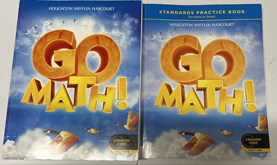 Go Math! Grade 4 Work-text AND Practice Book - 4th grade homeschool - HMH