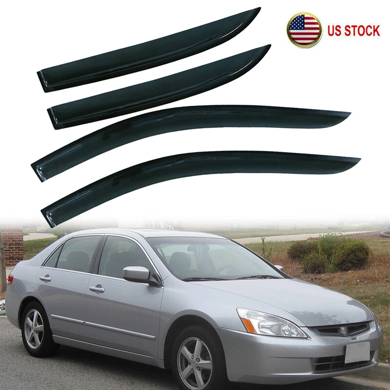 Window Visors Wind Shade Rain Guard Deflector For Honda Accord Sedan 2003-2007 - Изображение 3 из 4
