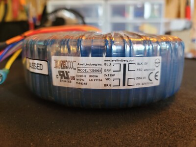 Audio Grade Toroidal Power Transformer Avel Lindberg  800VA 40V-0-40V