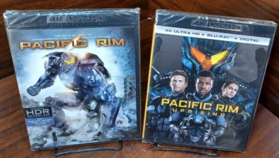 Pacific Rim + Pacific Rim Uprising (4KUHD) NEW (Sealed)-Free