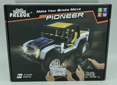 Stem Pioneer Jeep Dual Mode Control Building Bricks 542 PCS Brand New