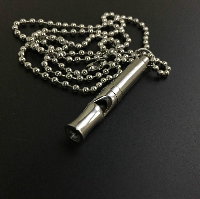 Outdoor Titanium Whistle Camping Hiking Security Emergency Whistle