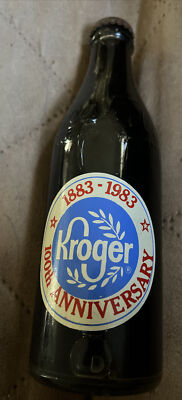 KROGER COCA COLA COKE BOTTLE 100TH ANNIVERSARY 1883-1983 FULL | eBay