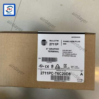 New 2711PC-T6C20D8 ALLEN BRADLEY Panelview Plus Compact600 Touch Free Shipping