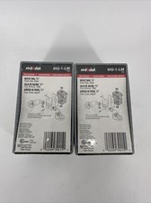 LOT OF 2 Red Dot IH3-1-LM 1-Gang Weatherproof Outlet Box Gray Three 1/2" Holes
