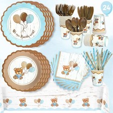 193 Piece Teddy Bear Baby Shower Decorations for Boy or Girl  Birthday Party...