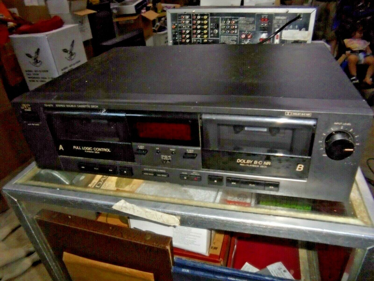 Platine Cassette JVC TD-W75 – Double Cassette Stéréo Avec Dolby B-C, Excellente Condition