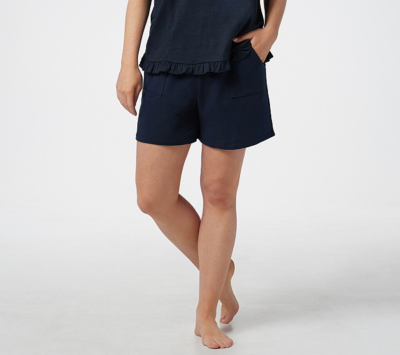 AnyBody French Terry Tie Waist Shorts 