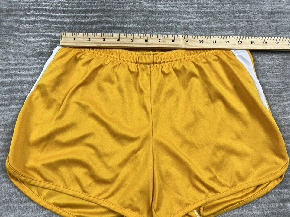 Augusta Sportswear Shorts Womens Medium Yellow White Accent Polyester Drawstring - Image 4 of 4