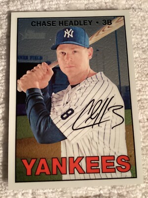 2016 Topps Heritage High Number Chrome /999 Chase Headley #THC-725 NY Yankees