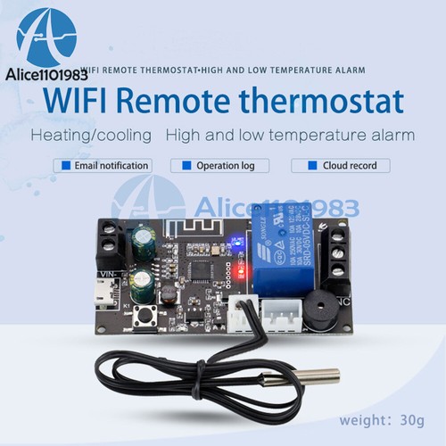 WIFI Remote Thermostat High Precision Temperature Controller Module DC6-30V New - Picture 6 of 7