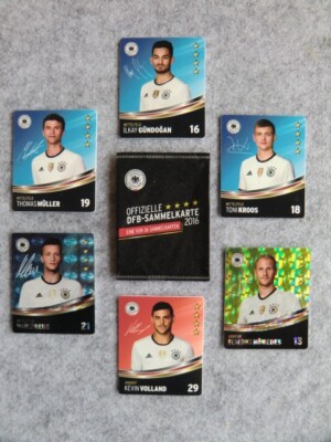 Sammelkarte Fußball Deutschland DFB 2016 in 1 Pack von 6 Stk. von EDEKA Original