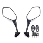 Left & Right Rearview Mirrors For Honda CBR250R 2011 2012 2013 Carbon