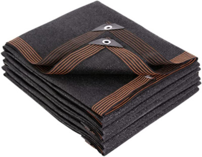 70% Black Shade Cloth, 20 X 20 FT Durable Mesh Tarp with Grommets, Resistant Gar