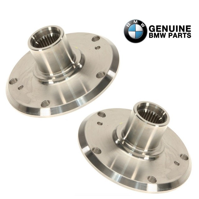 Pair Set of 2 Rear Wheel Hubs Drive Flange OES For BMW E46 E60 E63 E64