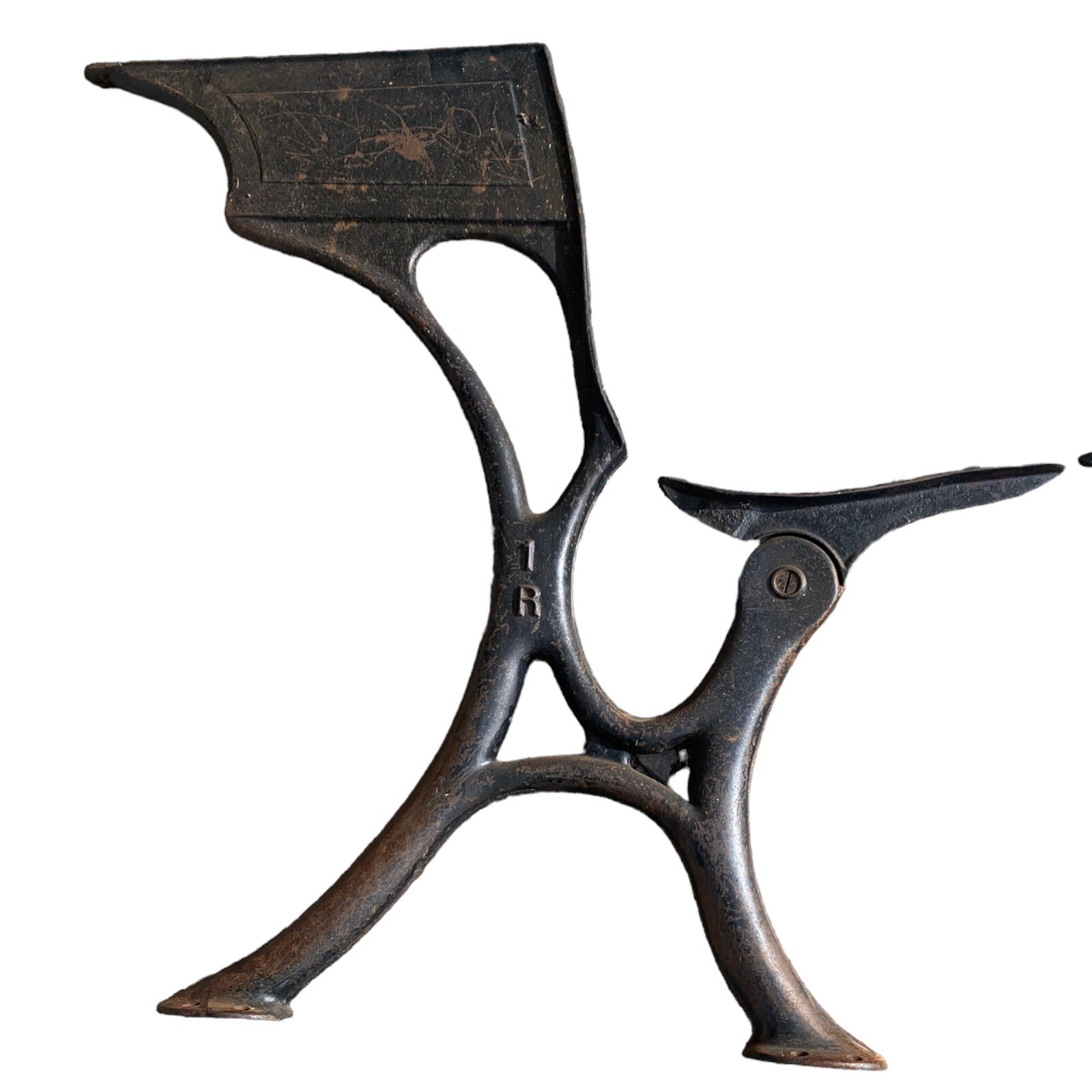 Cast Iron School Desk Legs Antique garden bench eBay