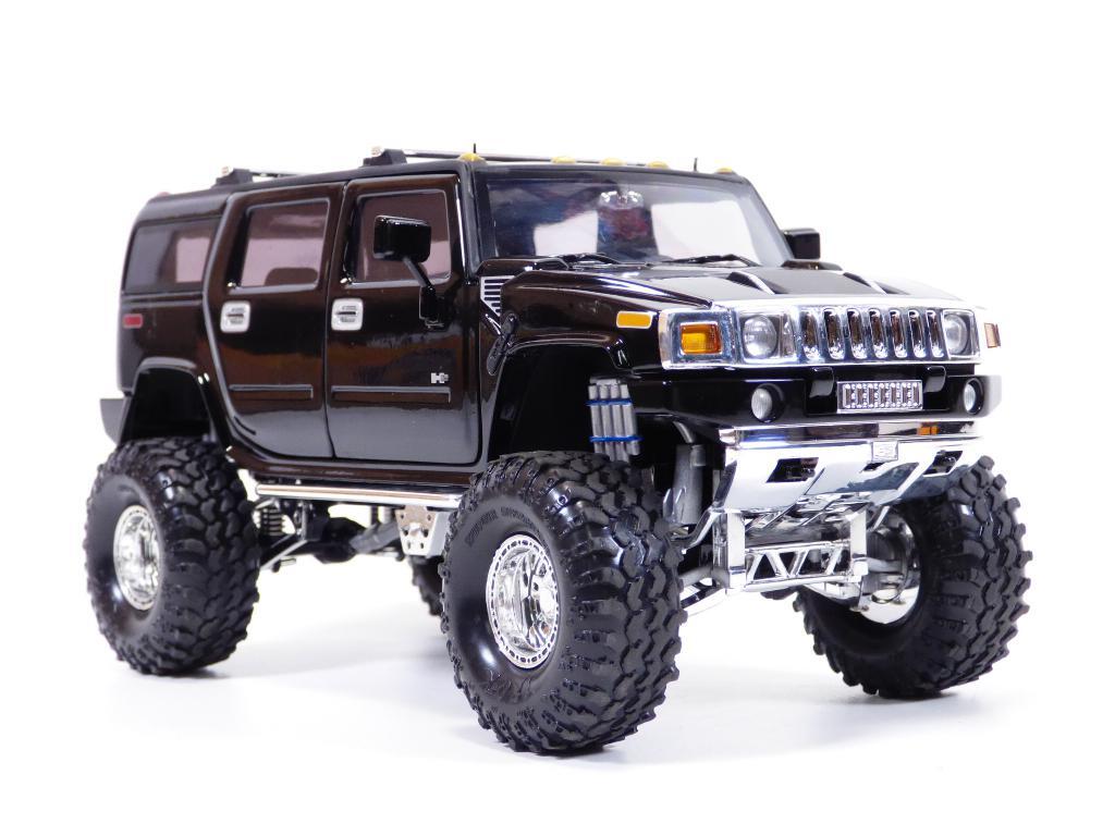 HUMMER H2 noir 4x4 surélevé SUT 1/24 Off road Tuning | eBay
