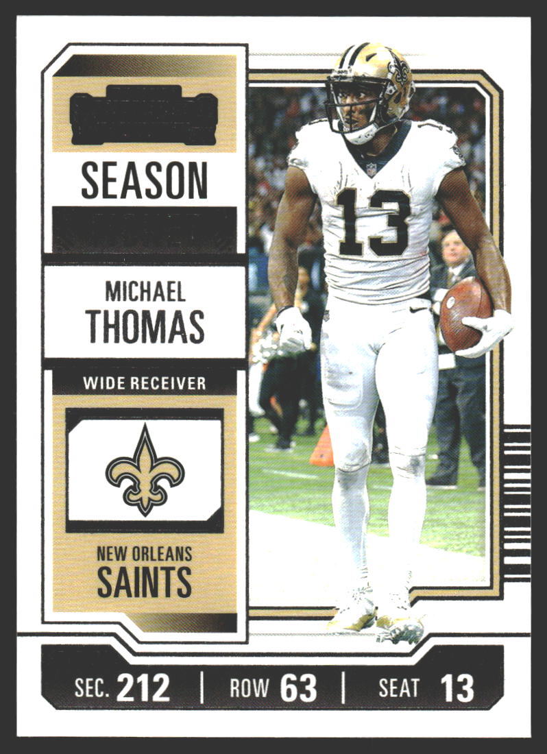 Michael Thomas #74 2023 Panini Contenders Season Ticket Retail