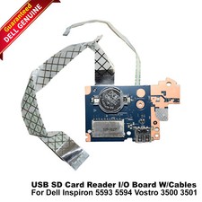 Dell Inspiron 5593 Vostro 3500 Power Button USB SD Card IO Board 630RT TMRPG