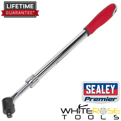 #ad Sealey Breaker Bar Extendable Wrench 450 600mm Flexi Knuckle 1 2quot; Drive GBP 37.99