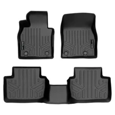 SMARTLINER Custom Fit Floor Mats 2 Row Set TPE 2020-2025 Mazda CX-30 (FWD Only)