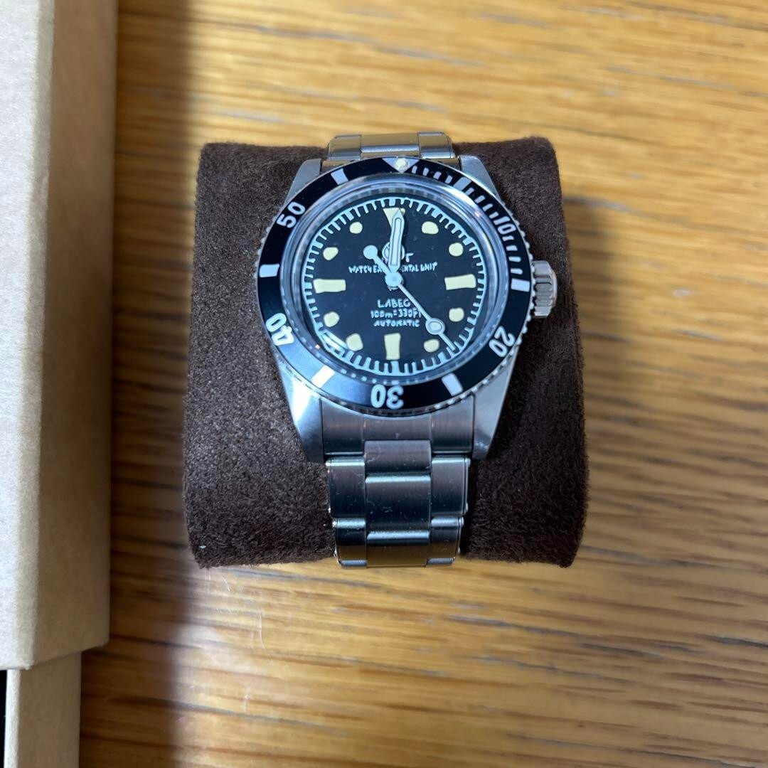 WMT Labeg Sea Diver Men's Watch Automatic Winding Black Dial WMT Labeg Sea Diver Men's Watch Automatic Winding Black Dial