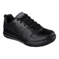 SKECHERS Mens RELAXED FIT ARCADE II FINAL PLAY WALKING SHOE BLACK SZ 7.5