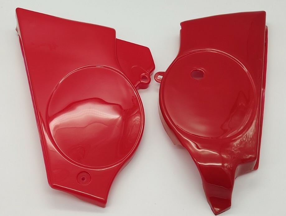 Suzuki TS 185 er 1980 SIDE COVERS PANEL red | eBay