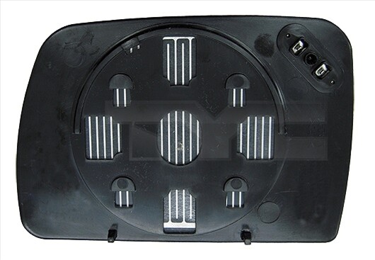 Left TYC 303-0124-1 Mirror Glass, outside mirror for BMW