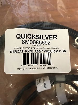 MerCruiser Mercathode Electrode for Alpha Bravo Gimbal 98869a17 