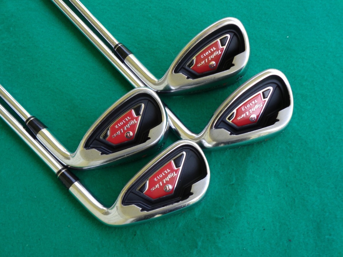Adams Tight Lies TL1012 Iron Set 6 8 9 & PW Mens RH Steel