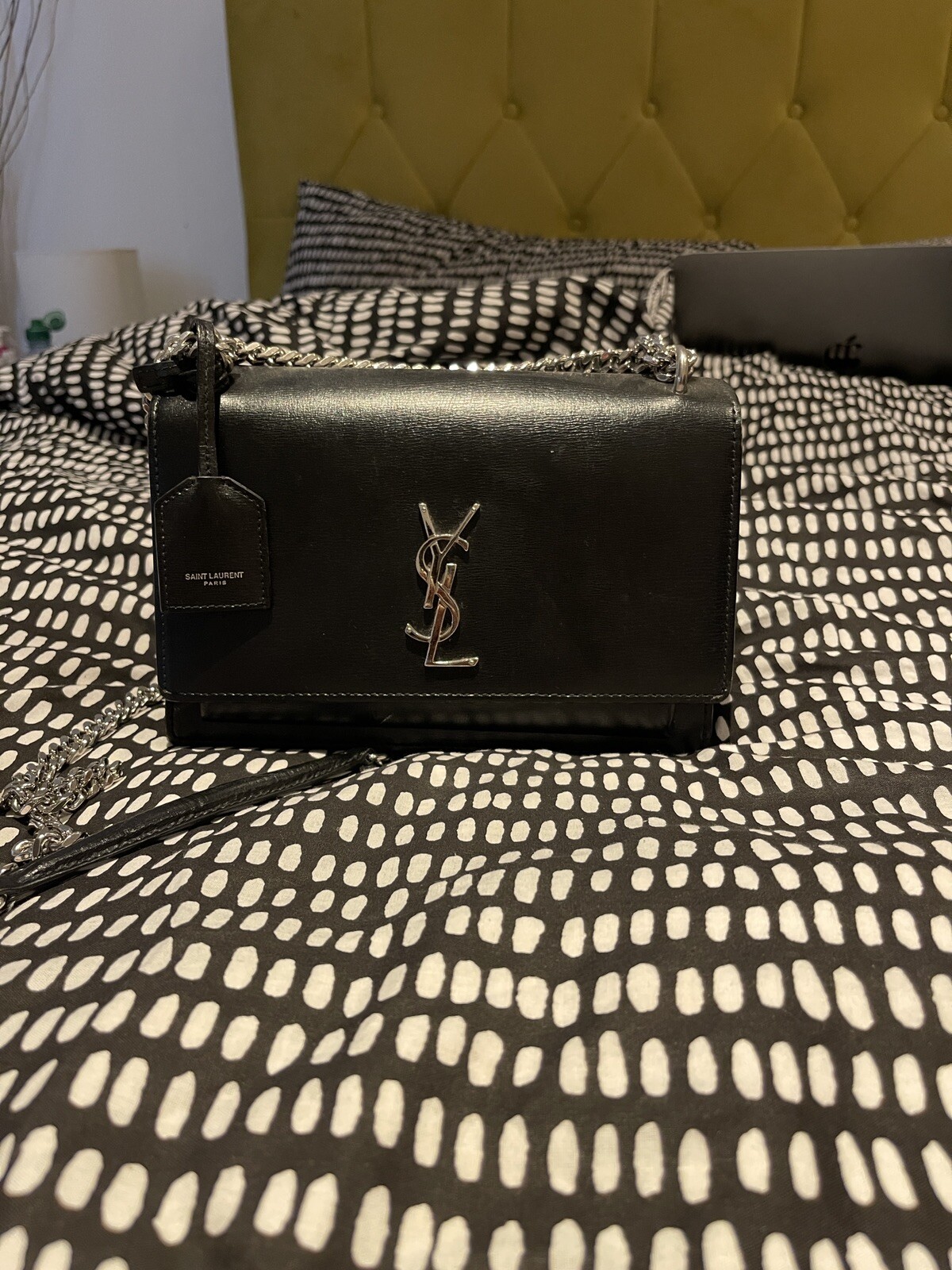 Borsa Sunset Saint Laurent Media ARGENTO HARDWARE