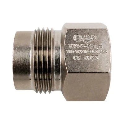 HIGH TECH DIVING Multiadapter 300 Bar W30x2 Aussengewinde nach W21.8 Edelgas Innengewinde