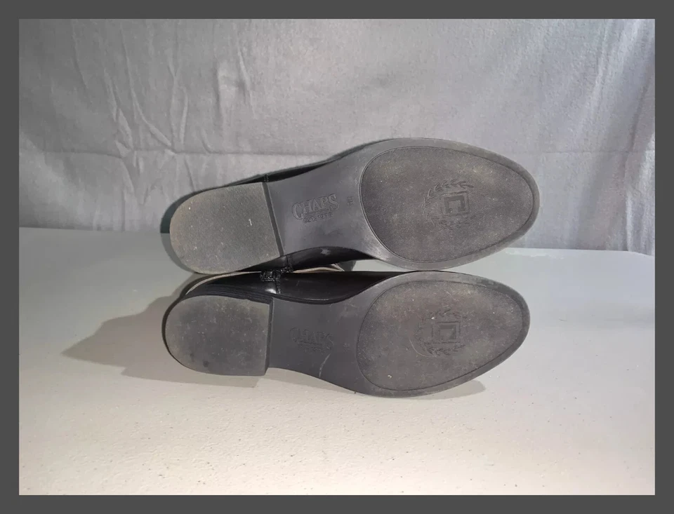 Botas de Montar Lauren Ralph Lauren Jeri Para Mujer’s 8B Cuero Marrón Cremallera Alta Foto 3 de 4