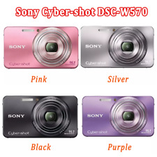 Sony Cyber-shot DSC-W570 16.1MP 5x Optical Zoom Digital Camera English