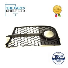 NEW GENUINE AUDI TT SLINE FRONT BUMPER LOWER FOG LIGHT GRILL LEFT N/S MATT BLACK