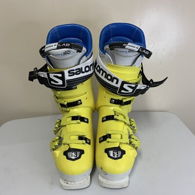 Salomon Ski Boots/Ylw/Adult/Xmax130 689 295mm 25/25.5 | eBay