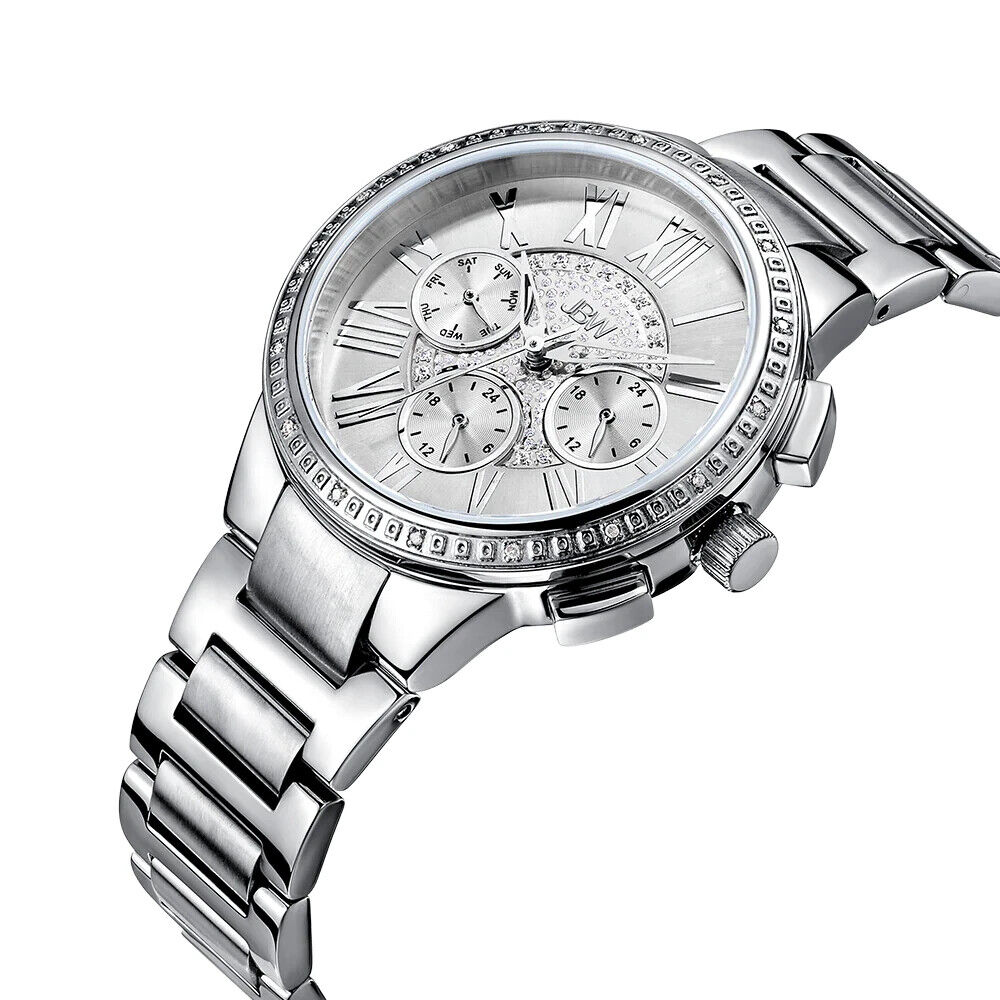 JBW Women's Helena J6328 - Stainless Steel Diamond Watch JBW Women's Helena J6328 - Stainless Steel Diamond Watch