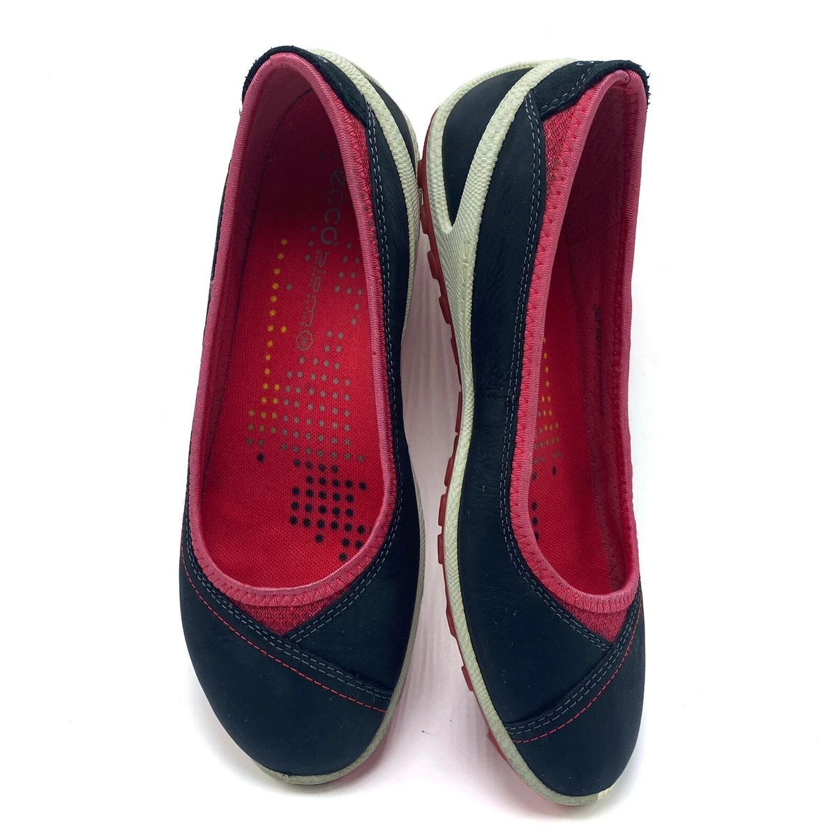 Syd salgsplan efterskrift Women`s ECCO BIOM Lite Ballerina Sz 36/5-5.5 Casual Flats Navy Nubuck  802173 | eBay