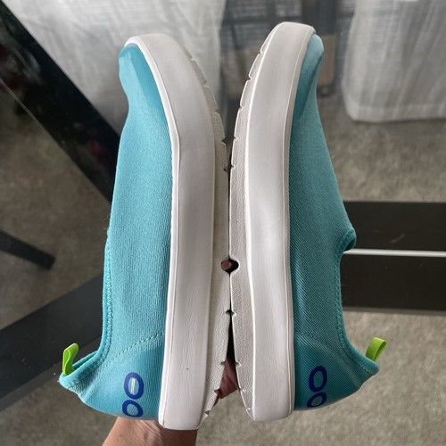 OOFOS OOmg Eezee scarpa bassa blu slip on sneaker donna 7 comode - Foto 5 di 7