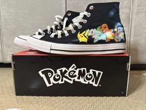 Converse Chuck Taylor All Star Pokemon 25th High Top Limited Edition Size 10.5 M Pokemon Converse | eBay main image 2