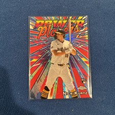 2025 Topps Chrome Update #PP-30 Nick Kurtz Power Players Card Athletics