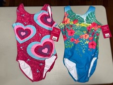 QUATRO Leotard Lot Of 2 Bluetiful Cherish 32" Adult XS