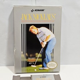 Jack Nicklaus' Greatest 18 Holes of Major Championship Golf NES 