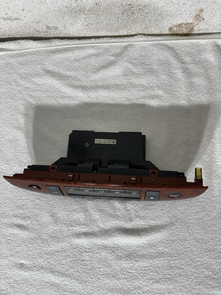 2002-2006 Toyota Camry Woodgrain Climate Control Panel Switch Heater A/C OEM - Image 3 of 4