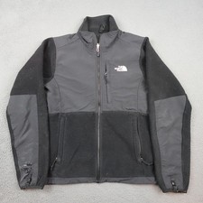 The North Face Jacket Womens Medium Black Denali Fleece Full Zip Polartec Logo