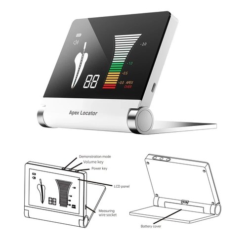 Localizzatore Apex Dentale con Display LCD 5.1” – Apparecchiature Endodontiche Certificate A7 CE - Foto 15 di 20