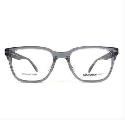 Marchon NYC Eyeglasses Frames M-5802 035 Translucent Gray Full Rim 53-18-140