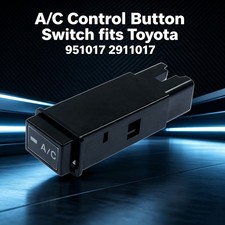 Direct Fit AC Control Button Switch fits Toyota RAV4 1996-2000 2911017 Black