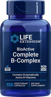 Life Extension BioActive Complete B-Complex, 150 150 Count (Pack of 1) 